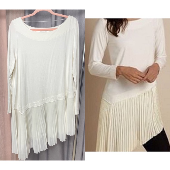 Like new Soft Surroundings Tops | **Soft Surrounding Operetta Asymmetrical - Picture 4 of 10